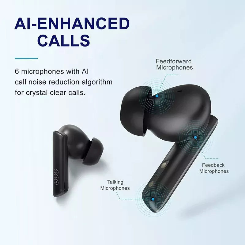 HT05 Active Noise Cancelling Intraurales con 6 micrófonos